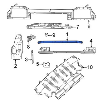 Dodge OE - Front Upper Radiator Support Tie Bar