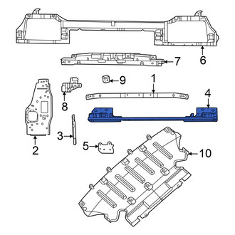 Dodge OE - Front Lower Radiator Support Tie Bar