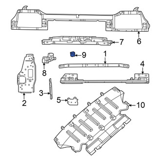 Dodge OE - Bumper Cover Bracket