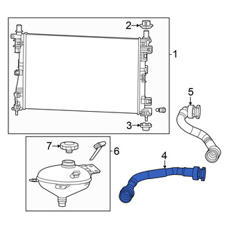 Dodge OE - Radiator Coolant Hose