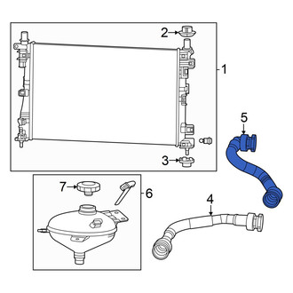 Dodge OE - Radiator Coolant Hose