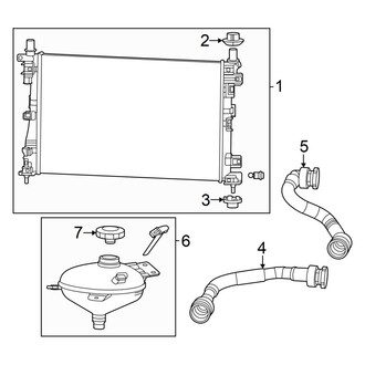 Dodge OE - Cooling - Radiator & Components