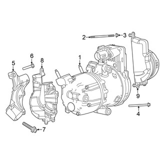 Dodge OE - Air Conditioner & Heater - Condenser, Compressor & Lines (A/C Compressor)