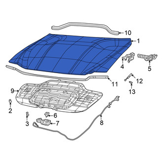 Dodge OE - Front Hood Panel