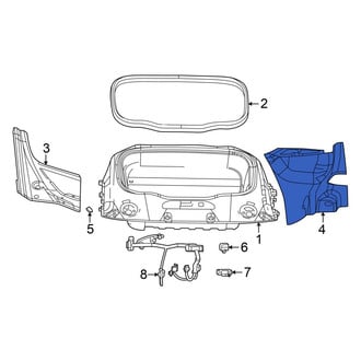 Dodge OE - Front Left Trunk Trim Panel