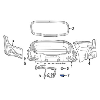 Dodge OE - Front Cargo Area Light