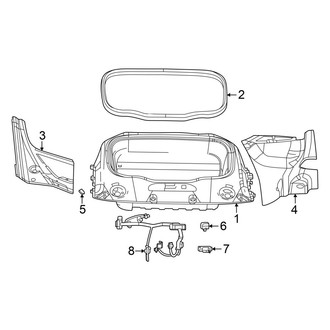 Dodge OE - Hood - Cargo Area