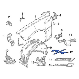 Dodge OE - Front Fender Emblem