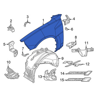 Dodge OE - Front Left Fender