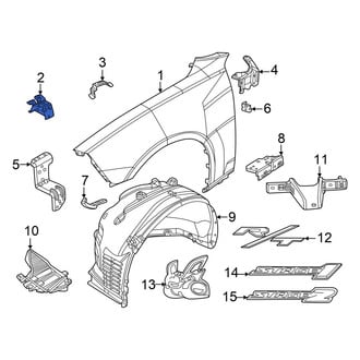 Dodge OE - Front Left Upper Fender Bracket