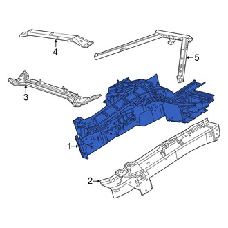Dodge OE - Front Left Fender Apron Assembly