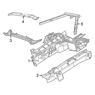 Dodge OE - Fender - Structural Components & Rails (Apron & Rails)
