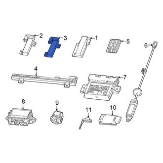 Dodge OE - Rear Center Keyless Entry Antenna