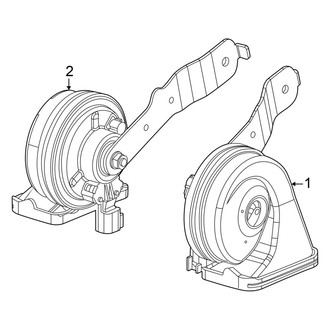 Dodge OE - Electrical - Horn