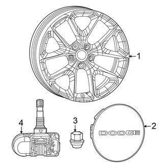 Dodge OE - Wheels (18" Wheel), (R/T)