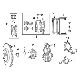 Dodge OE - Rear Disc Brake Caliper Pin
