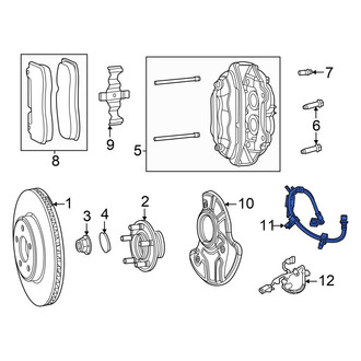 Dodge OE - Front Right Brake Hydraulic Hose