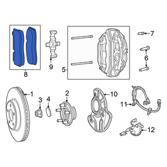 Dodge OE - Front Disc Brake Pad Set