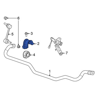 Dodge OE - Left Suspension Stabilizer Bar Bracket