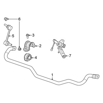 Dodge OE - Front Suspension - Stabilizer Bar & Components