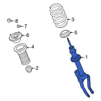 Dodge OE - Rear Suspension Strut