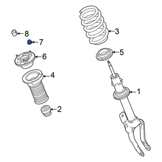 Dodge OE - Suspension Strut Mount Nut