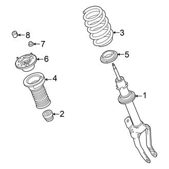 Dodge OE - Front Suspension - Struts & Components