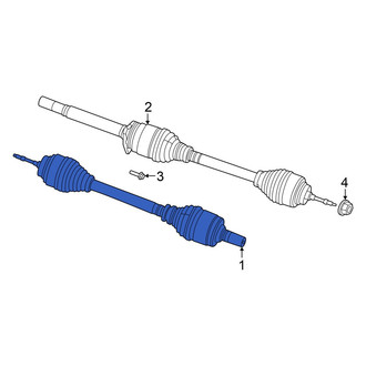 Dodge OE - Front Right CV Axle Assembly