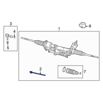 Dodge OE - Inner Steering Tie Rod End