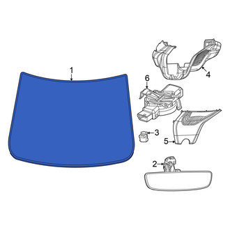 Dodge OE - Front Windshield