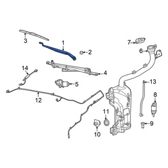 Dodge OE - Left Wiper Arm