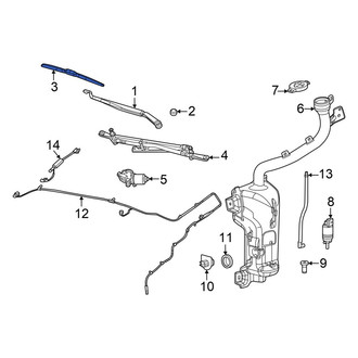Dodge OE - Left Wiper Blade