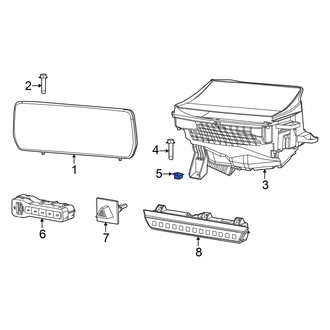Dodge OE - Heads Up Display Assembly Nut