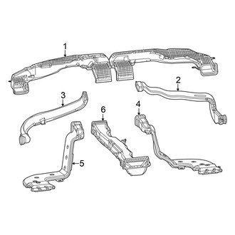 Dodge OE - Instrument Panel - Ducts