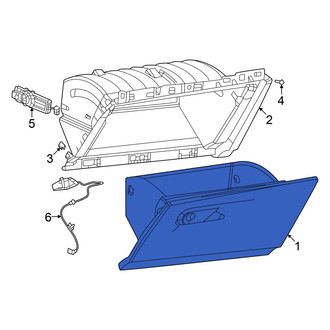 Dodge OE - Front Glove Box