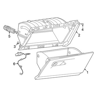 Dodge OE - Instrument Panel - Glove Box