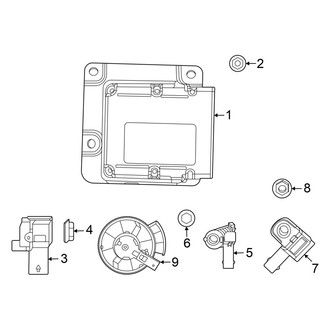 Dodge OE - Restraint Systems - Air Bag Components (Modules & Sensors)