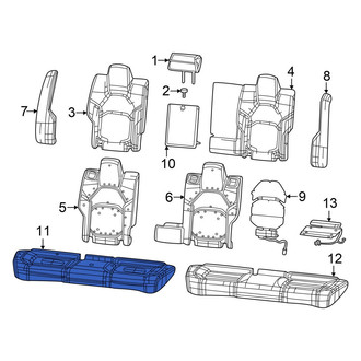 Dodge OE - Rear Seat Cover