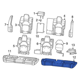 Dodge OE - Rear Seat Cushion Foam