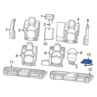 Dodge OE - Rear Lower Seat Heater Pad