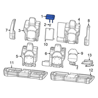 Dodge OE - Rear Headrest