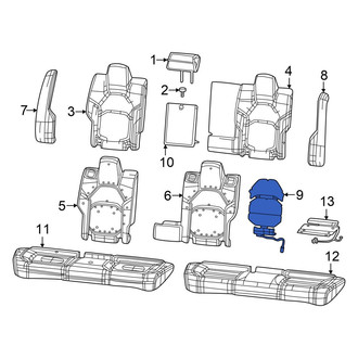 Dodge OE - Rear Upper Seat Heater Pad