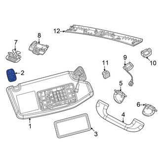 Dodge OE - Sun Visor Support