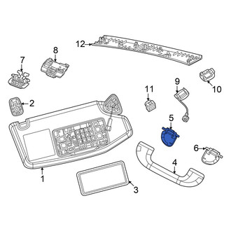 Dodge OE - Front Interior Grab Bar Cap