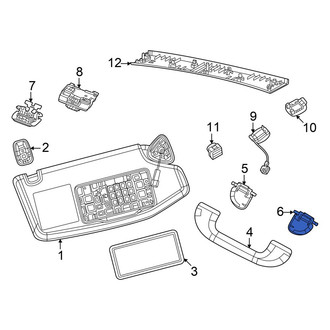 Dodge OE - Rear Interior Grab Bar Cap
