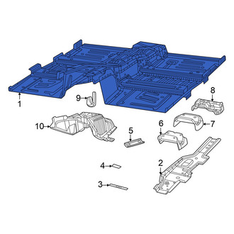 Dodge OE - Rear Rearward Floor Pan