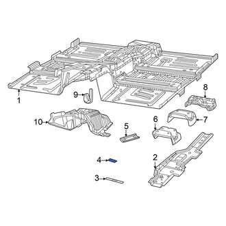 Dodge OE - Floor Baffle Plate