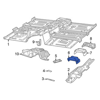 Dodge OE - Front Floor Pan Reinforcement