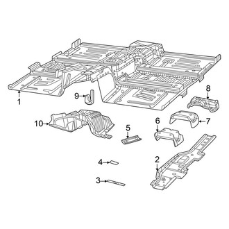 Dodge OE - Pillars, Rocker & Floor - Floor
