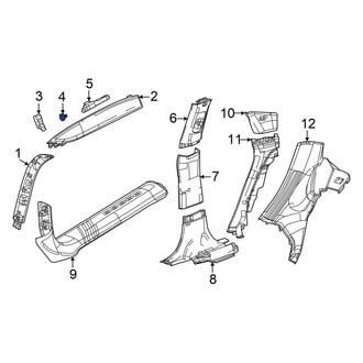 Dodge OE - Body A-Pillar Trim Panel Clip